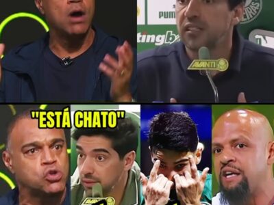 CHOQUE ABSOLUTO! Denílson e Felipe Melo EXPLODEM de raiva contra Abel, revelam rixa pessoal secreta e deixam o técnico em pânico após a goleada histórica do Palmeiras!